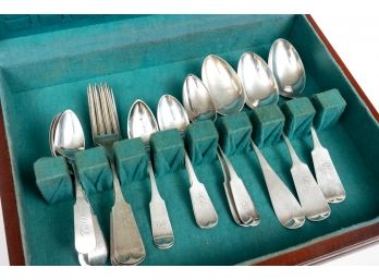 Grouping Of Coin Silver Flatware