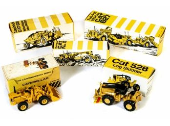 Five NZG #127, 132, 220... Scale Built Construction Vehicles, Made In West Germany