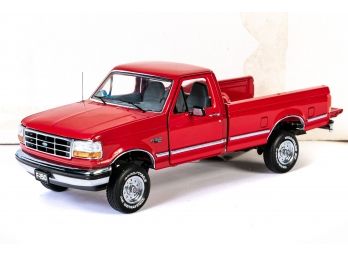 Franklin Mint Die Cast 1988 Ford F150 Pick Up Model With Box