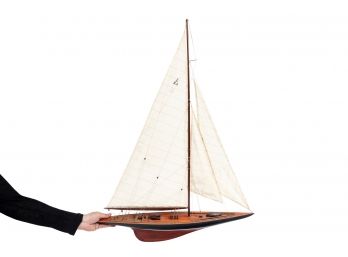 Handcrafted sailboat