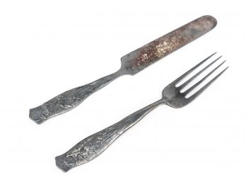 Cute Sterling Knife And Fork