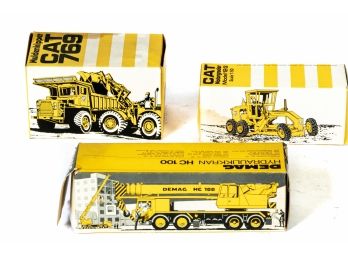 Three NZG  Scale Construction Vehicles, Made In West Germany