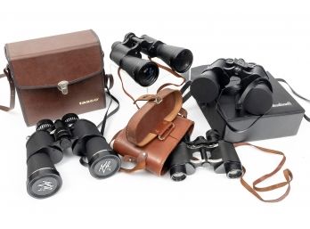 Four Vintage Binoculars