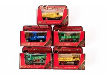 5 Matchbox Models Of Yesteryears, New In Boxs