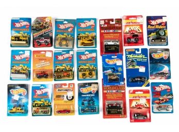 21 Die Cast Cars And Vehicles, Hotwheels, Matchbox And More