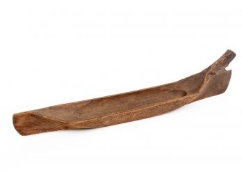 Handcrafted Model Canoe