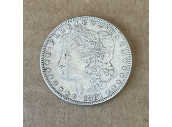 1881 Morgan Silver Dollar 90 Percent Silver