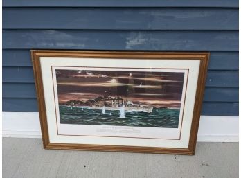Pencil Signed Alan Moyler Limited Edition 91/600 Lithograph 'off To Australia'
