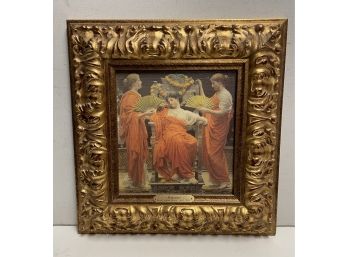 Lithograph On Canvas Mid Summer . The Artist Is Albert Joseph Moore