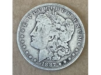 1887 O Morgan Silver Dollar