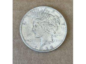 1922 D Peace Silver Dollar 90 Percent Silver
