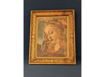 Sondro Botticelli 'Madonna Of The Magnificat' Color Lithograph