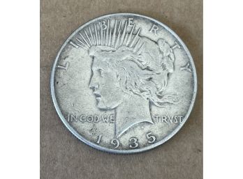 1935 Peace Silver Dollar 90 Percent Silver