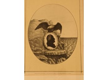 George Washington By William H. Brown Lithograph Printed By EB & EC Kellogg