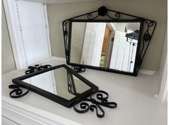 Cast Iron Framed Mirrors