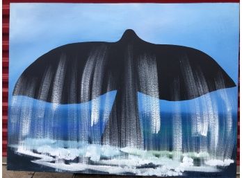 Hand-Painted Whale Tale Art