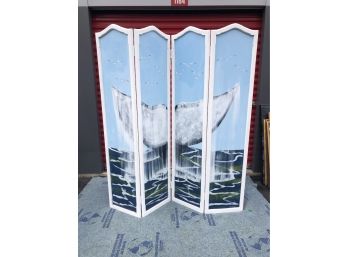 Hand-Painted Screen/Room Divider