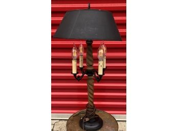 Vintage Candlestick Lamp