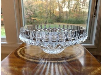 Sparkling Mikasa Crystal Centerpiece Bowl