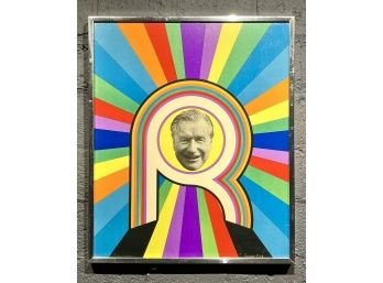 Vintage 1970 Nelson Rockefeller Poster By George Kidd