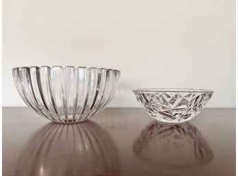 Two Tiffany & Co. Crystal Bowls