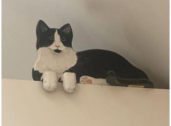 Wooden Cat Decor