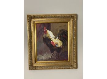 Signed Rooster Art