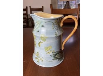 Tracy Porter The Laurel Leaf Collection Hand Painted Pitcher