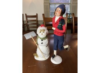 Byers Choice Ltd Snowman And Caroler