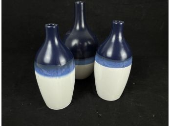 Blue And White Pottery Vases