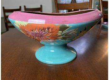 Tracy Porter The Vine Collection Hand Painted Footed Bowl