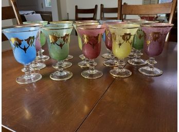 Interglass Colorful Wine Glasses