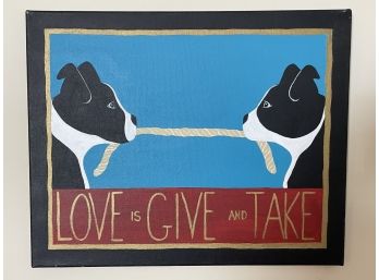 Love Is Give And Take Art