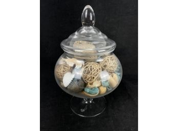 Decorative Glass Jar