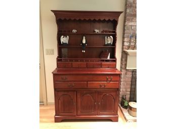 Pennsylvania House Solid Cherry Two Piece Hutch
