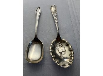 Two Sterling Silver Spoons