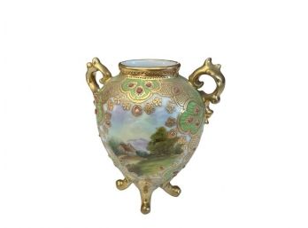 Gorgeous Antique Nippon Moriage Vase