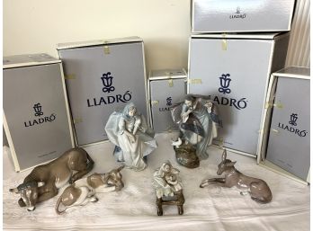 Exquisite Lladro Six Piece Vintage Nativity Scene, Compare At  $700-$1700 Online