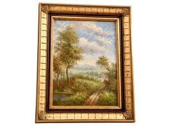 Nicely Framed Enhanced Giclee Titled Green Valley