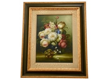 Beautifully Framed Enhanced Giclee Titled Blue Vase