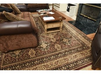 Shaw Wool Golden Tabriz Wine Area Rug