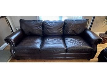 Raymour & Flanigan Leather Couch