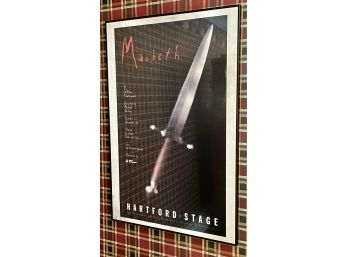 Hartford Stage - Macbeth Poster In Frame
