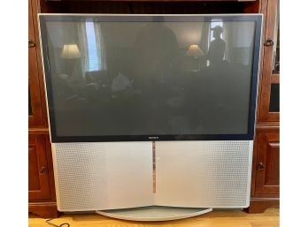 Sony 57 Rear Projection Color TV - Model KP-57WV700 Dated 01/2003 Weight 216 Pounds W/ Remote