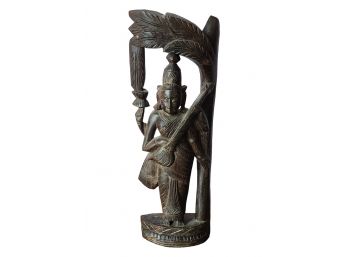 Carved Solid Wood Tai Or Bali Figure