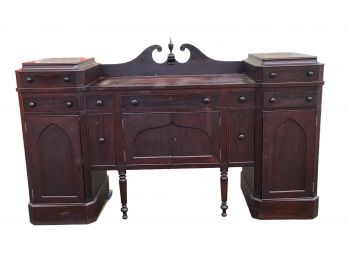 Antique 19th Century Federal Style Cowan Mahogany Dining Room Buffet Sideboard