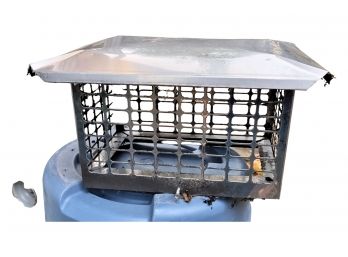 STAINLESS STEEL CHIMNEY CAP IN VERY GOOD CONDITION