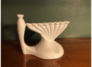 Fine Porcelain Menorah Naaman Israel