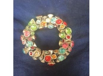 Fun Bracelet! Elastic One Size Fits All. Can Be Dressed Up Or Down. Great Conversation Piece!