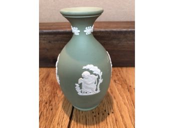 Vintage Sage Wedgwood Vase